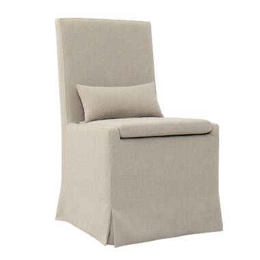 Coastal upholstered dining discount chairs